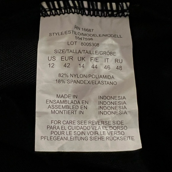 Swim Solutions Costal Plates Printed Tiered One-Piece Swimsuit - Picture 8 of 11